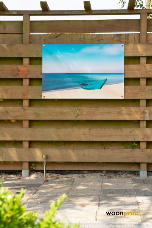 Tuinposter-Boot-Tropisch