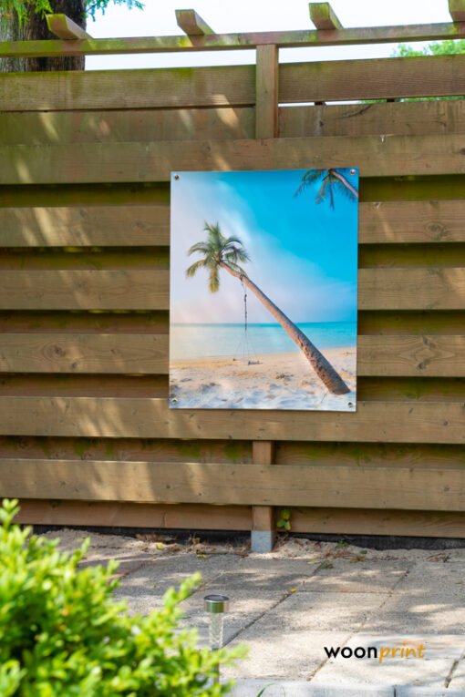 Tuinposter-Palmboom-Schommel
